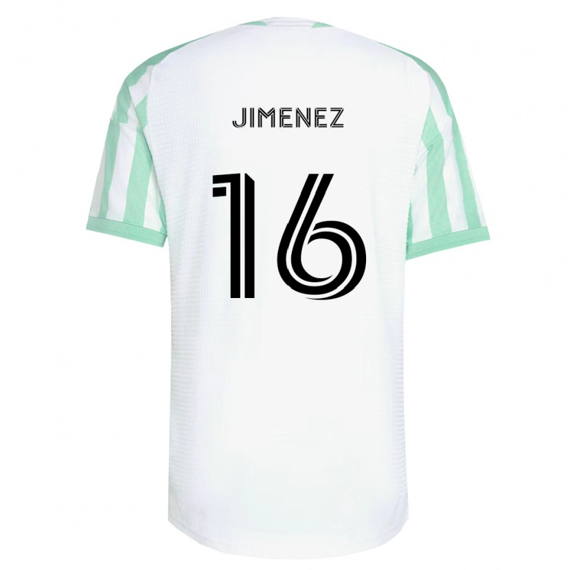 Danxen Kinder Héctor Jiménez #16 Hellgrün Schwarz Weiß Auswärtstrikot Trikot 2026/27 T-Shirt Österreich