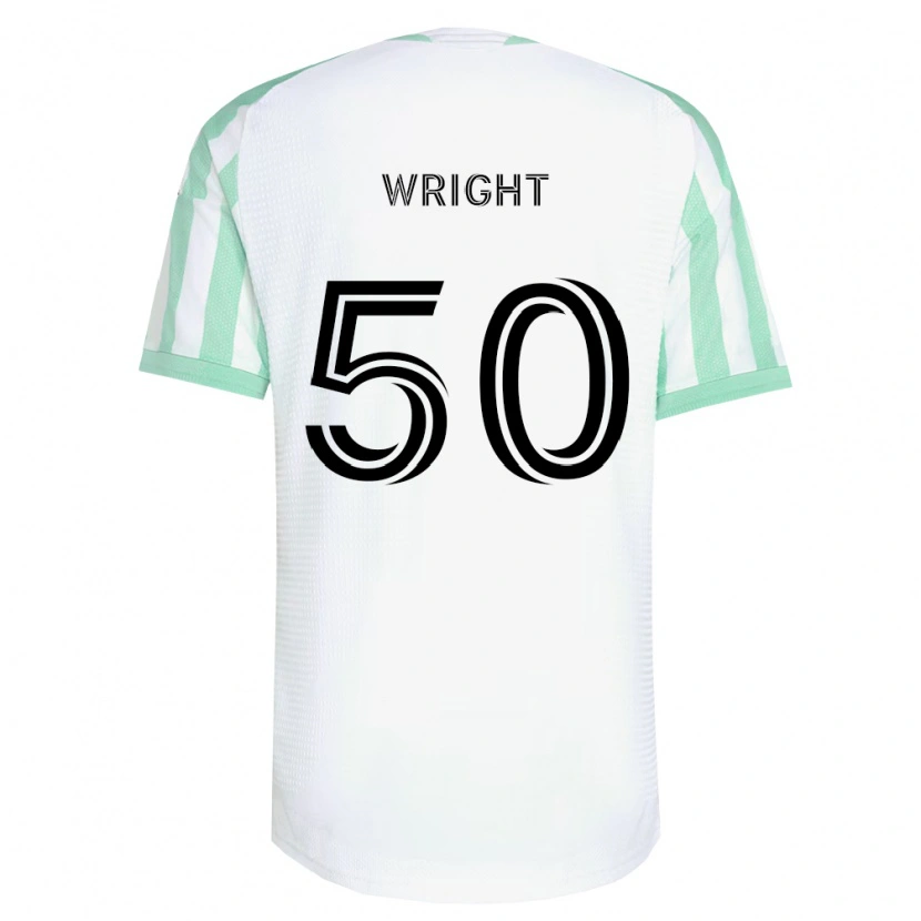 Danxen Kinder Daniel Wright #50 Hellgrün Schwarz Weiß Auswärtstrikot Trikot 2026/27 T-Shirt Österreich