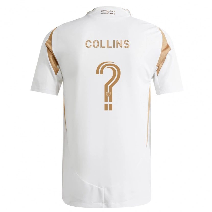 Danxen Kinder Slate Collins #0 Weiß Braun Auswärtstrikot Trikot 2026/27 T-Shirt Österreich