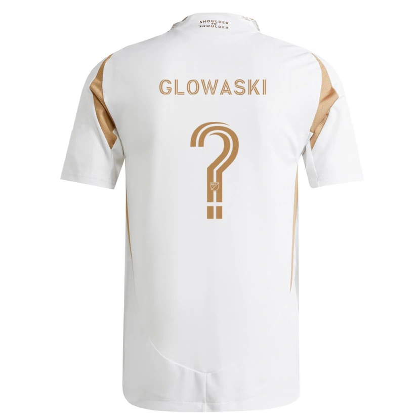 Danxen Kinder Dylan Glowaski #0 Weiß Braun Auswärtstrikot Trikot 2026/27 T-Shirt Österreich
