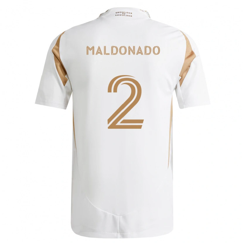 Danxen Kinder Denil Maldonado #2 Weiß Braun Auswärtstrikot Trikot 2026/27 T-Shirt Österreich