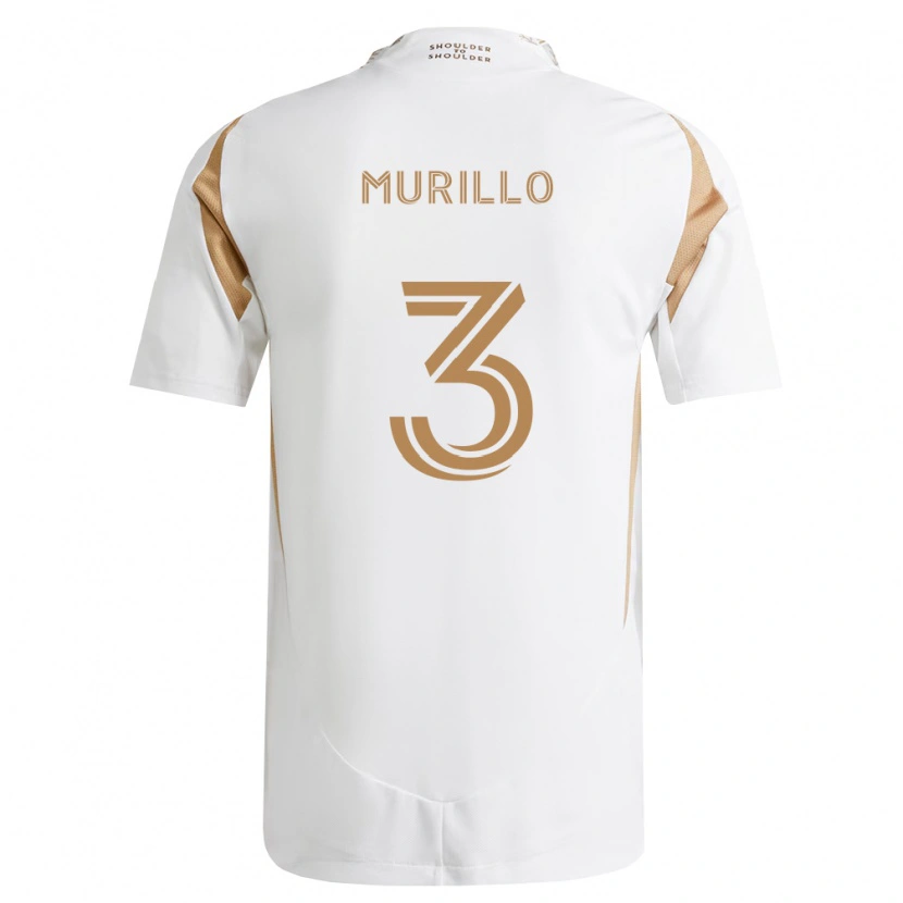 Danxen Kinder Jesús Murillo #3 Weiß Braun Auswärtstrikot Trikot 2026/27 T-Shirt Österreich