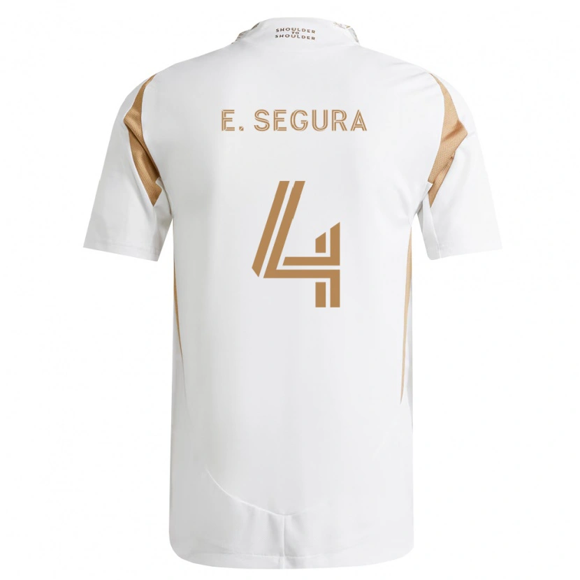 Danxen Kinder Eddie Segura #4 Weiß Braun Auswärtstrikot Trikot 2026/27 T-Shirt Österreich