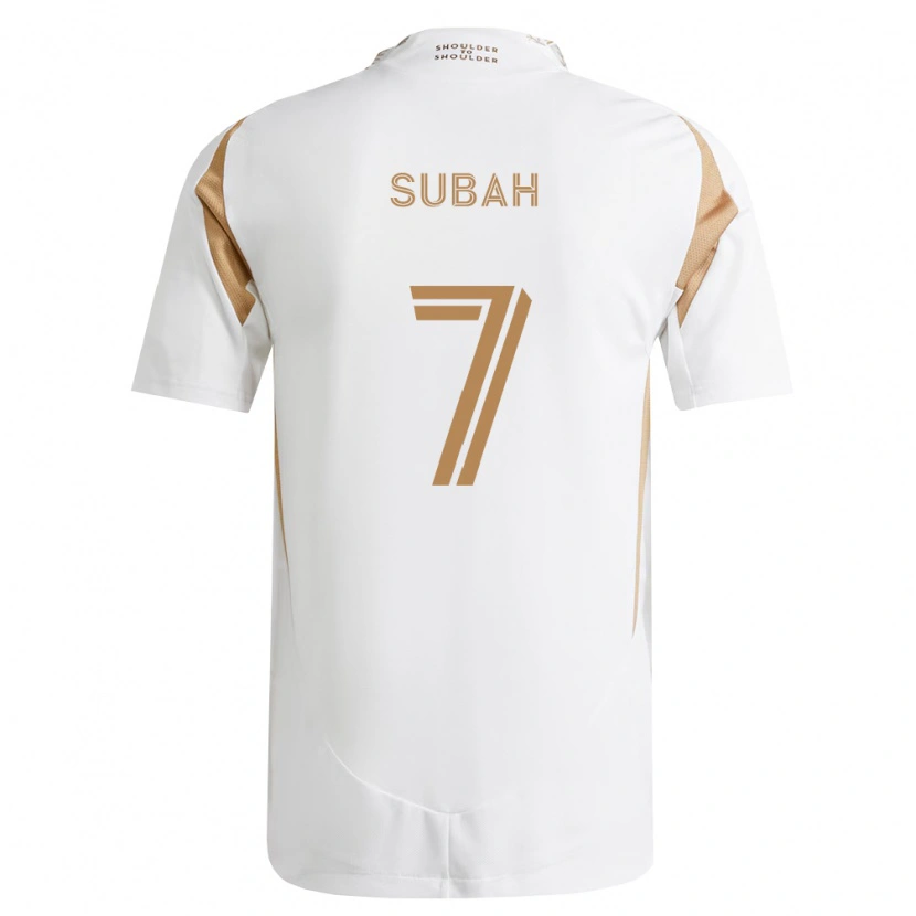 Danxen Kinder Yekeson Subah #7 Weiß Braun Auswärtstrikot Trikot 2026/27 T-Shirt Österreich