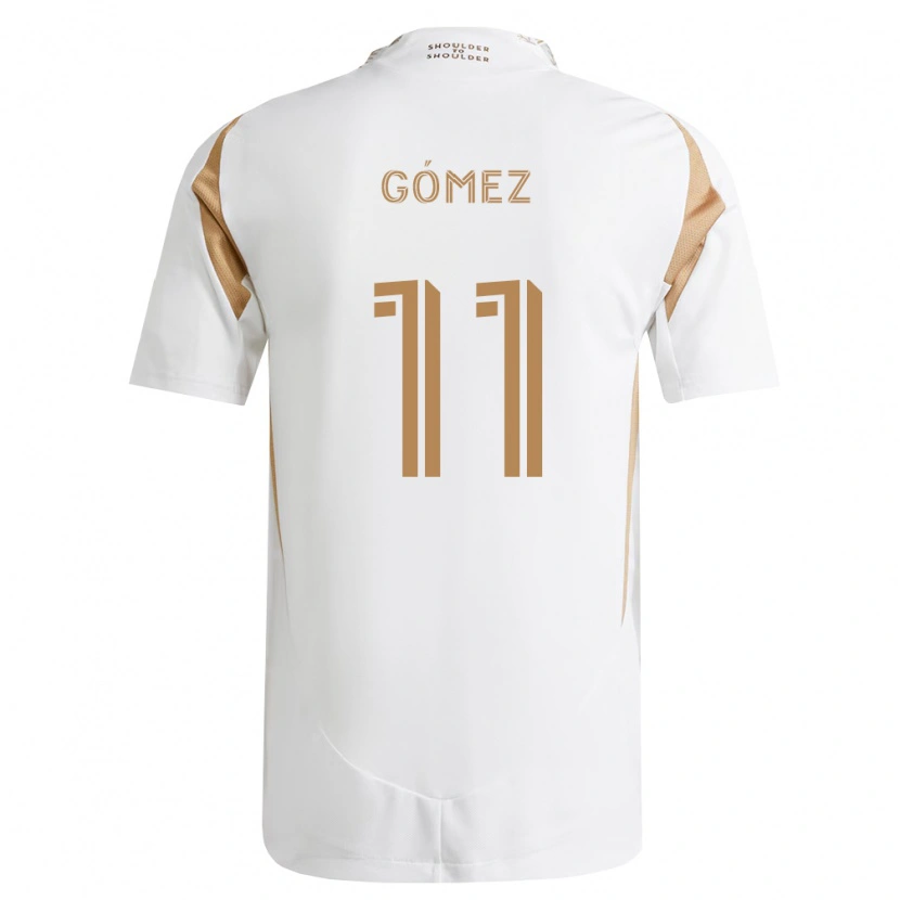 Danxen Kinder Félix Gómez #11 Weiß Braun Auswärtstrikot Trikot 2026/27 T-Shirt Österreich