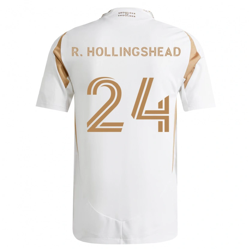 Danxen Kinder Ryan Hollingshead #24 Weiß Braun Auswärtstrikot Trikot 2026/27 T-Shirt Österreich