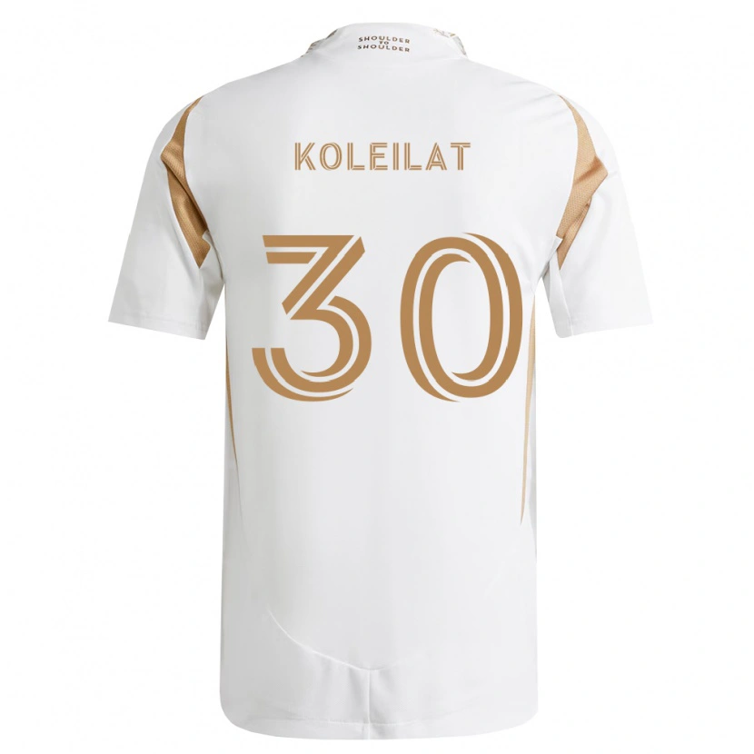 Danxen Kinder Jassem Koleilat #30 Weiß Braun Auswärtstrikot Trikot 2026/27 T-Shirt Österreich