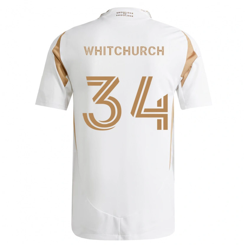 Danxen Kinder Giuliano Whitchurch #34 Weiß Braun Auswärtstrikot Trikot 2026/27 T-Shirt Österreich