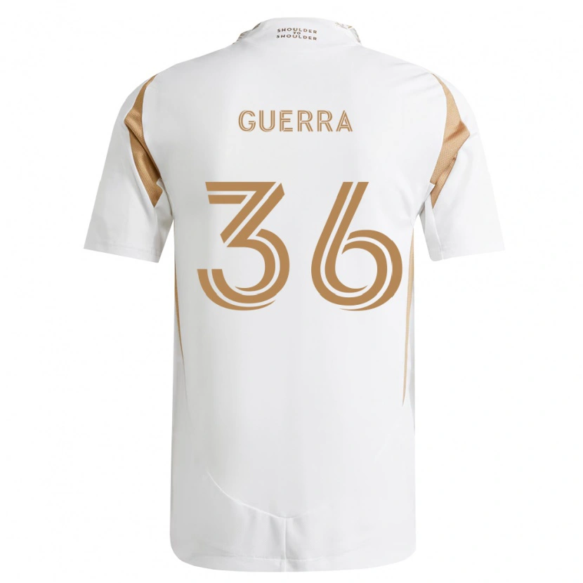 Danxen Kinder Decarlo Guerra #36 Weiß Braun Auswärtstrikot Trikot 2026/27 T-Shirt Österreich