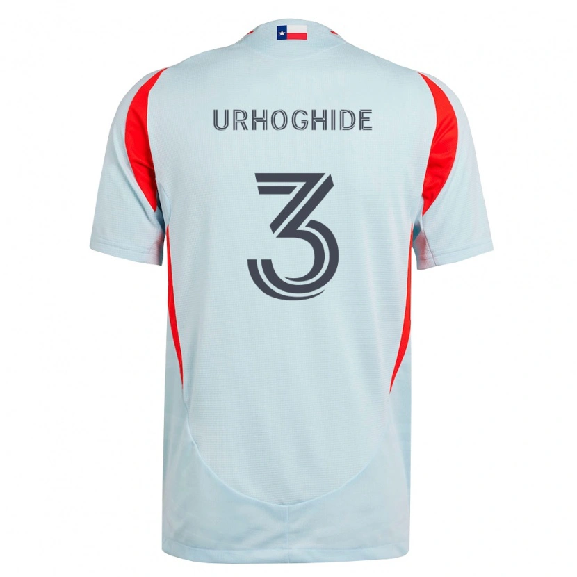 Danxen Kinder Osaze Urhoghide #3 Dunkelgrau Weiß Rot Auswärtstrikot Trikot 2026/27 T-Shirt Österreich