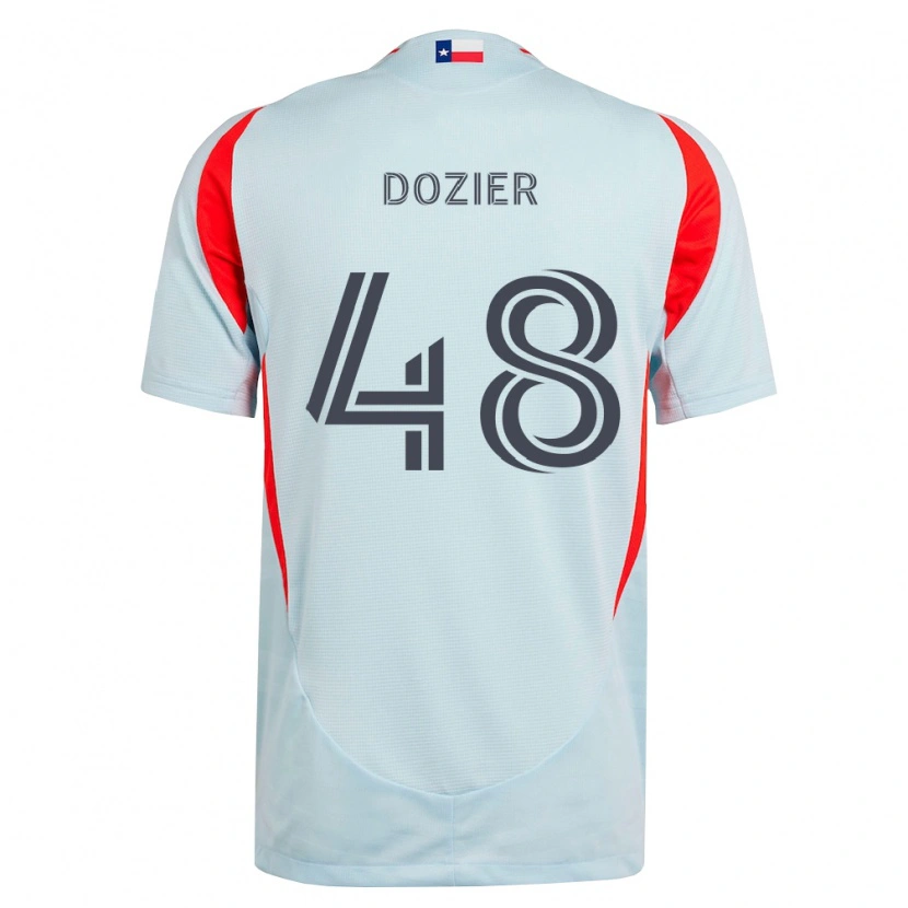 Danxen Kinder Jonathon Dozier #48 Dunkelgrau Weiß Rot Auswärtstrikot Trikot 2026/27 T-Shirt Österreich