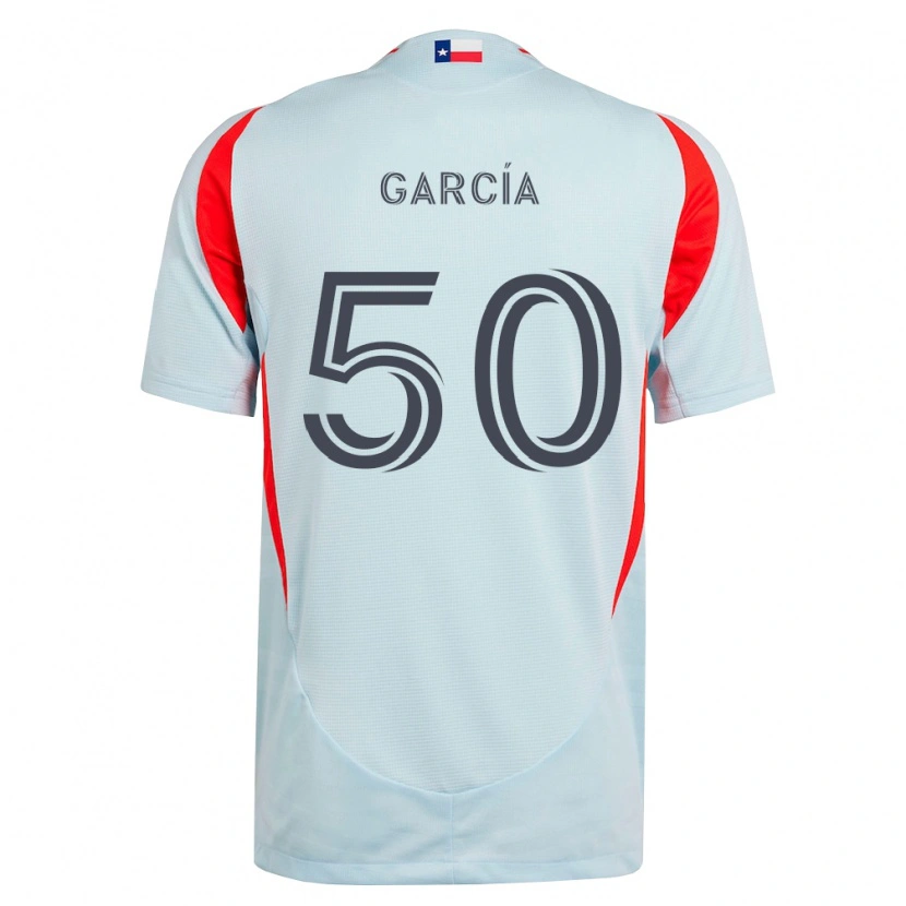 Danxen Kinder Diego García #50 Dunkelgrau Weiß Rot Auswärtstrikot Trikot 2026/27 T-Shirt Österreich