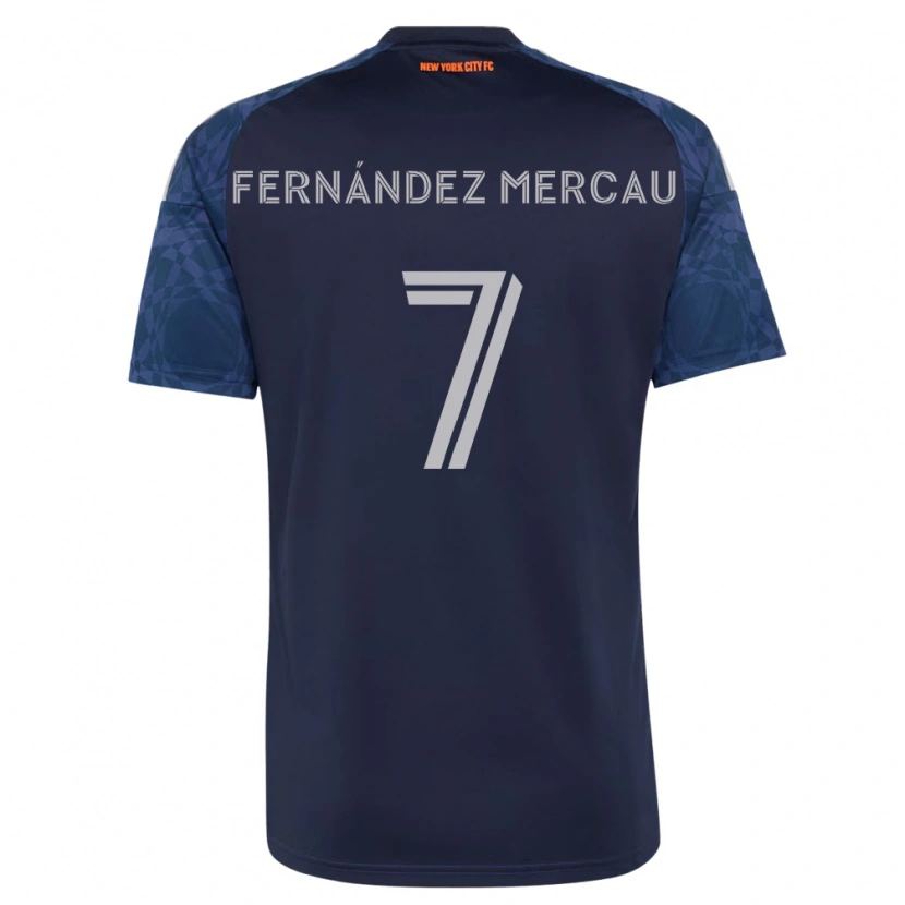 Danxen Kinder Nicolás Fernández Mercau #7 Tiefblau Weiß Auswärtstrikot Trikot 2026/27 T-Shirt Österreich