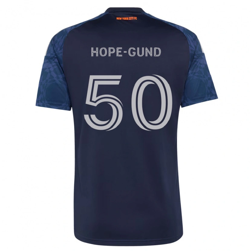 Danxen Kinder Kofi Hope-Gund #50 Tiefblau Weiß Auswärtstrikot Trikot 2026/27 T-Shirt Österreich
