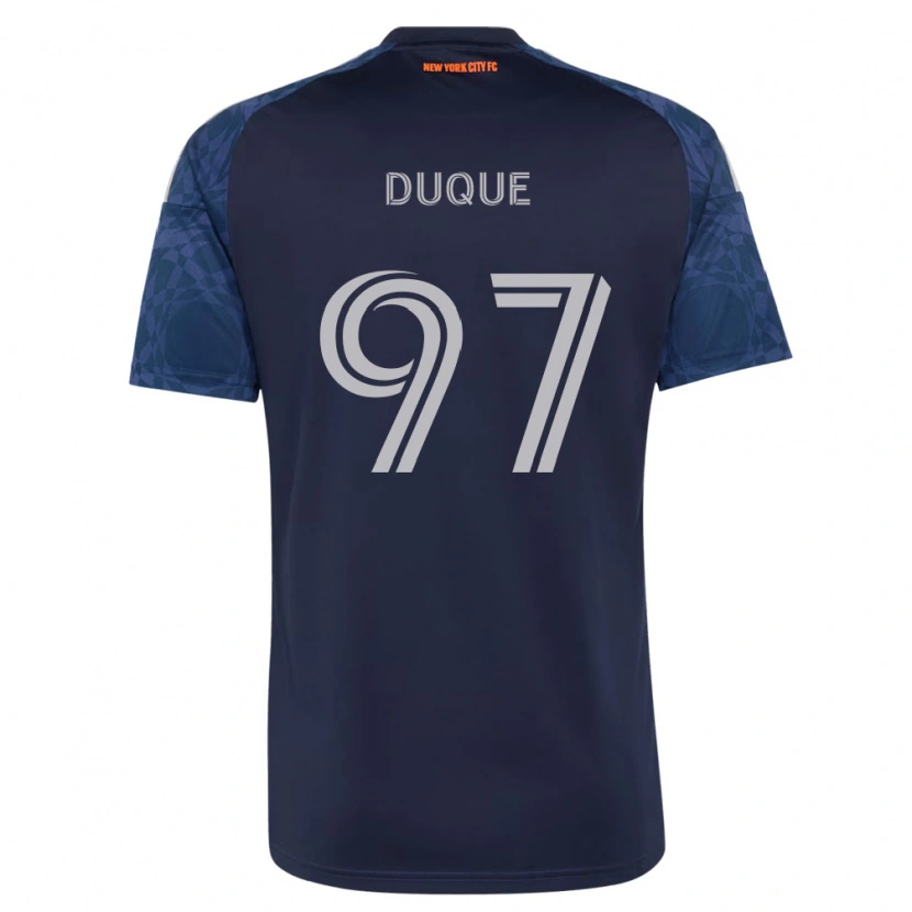 Danxen Kinder David Duque #97 Tiefblau Weiß Auswärtstrikot Trikot 2026/27 T-Shirt Österreich