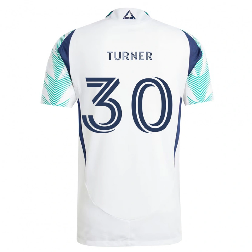 Danxen Kinder Matt Turner #30 Weiß Marineblau Hellgrün Auswärtstrikot Trikot 2026/27 T-Shirt Österreich