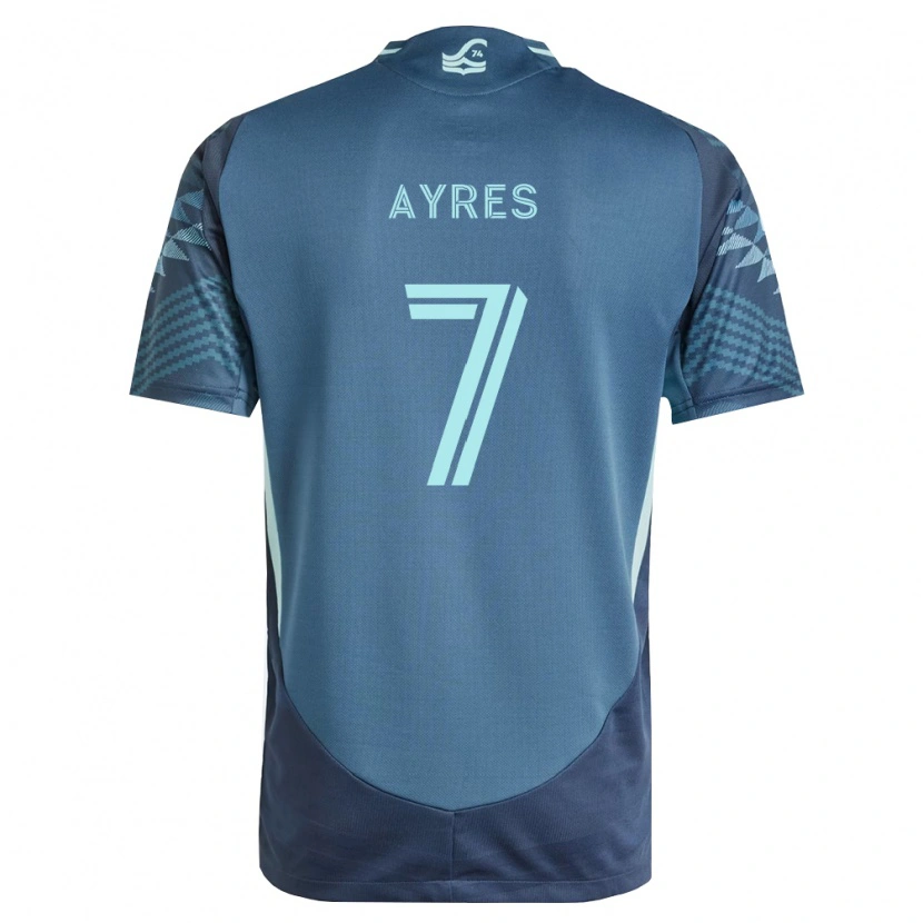 Danxen Kinder Melina Ayres #7 Marineblau Grün Auswärtstrikot Trikot 2026/27 T-Shirt Österreich