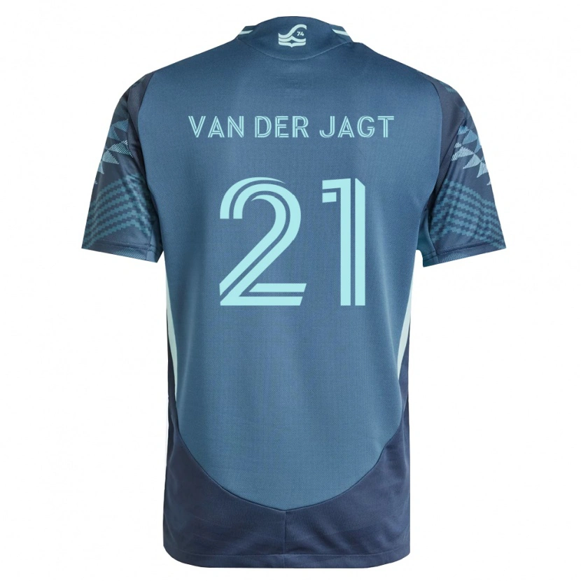 Danxen Kinder Olivia Van Der Jagt #21 Marineblau Grün Auswärtstrikot Trikot 2026/27 T-Shirt Österreich