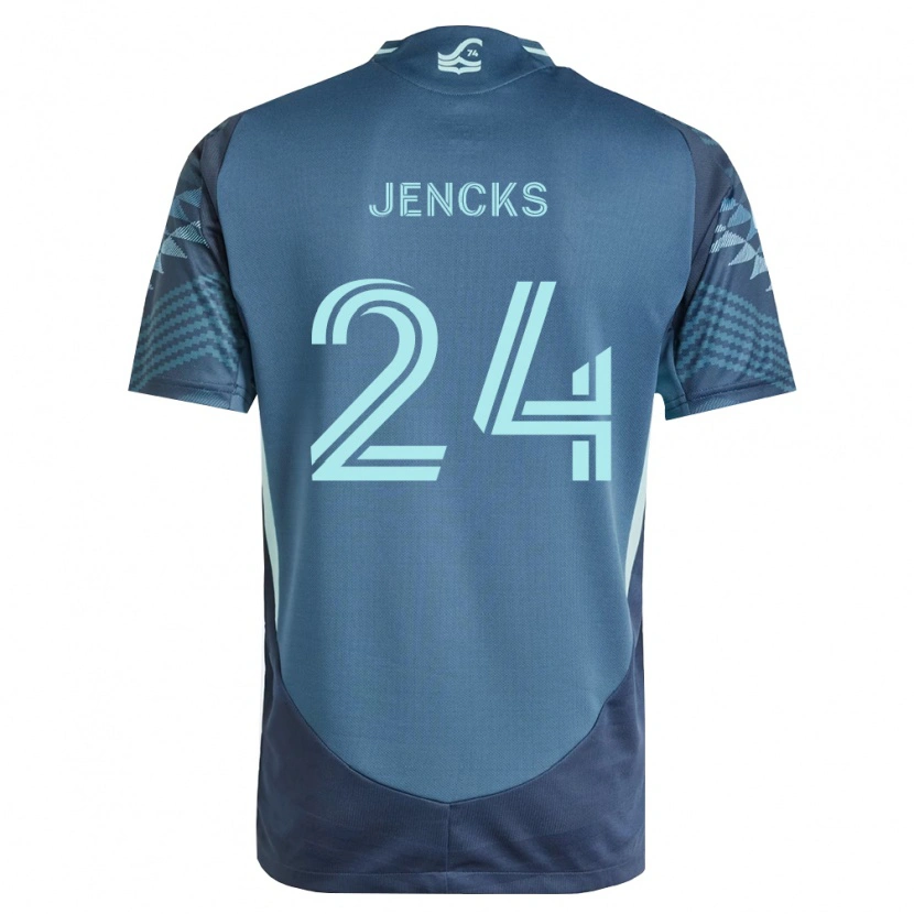 Danxen Kinder India Jencks #24 Marineblau Grün Auswärtstrikot Trikot 2026/27 T-Shirt Österreich