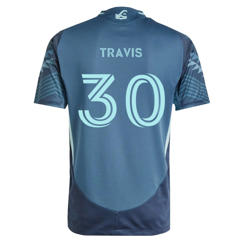 Danxen Kinder Riley Travis #30 Marineblau Grün Auswärtstrikot Trikot 2026/27 T-Shirt Österreich