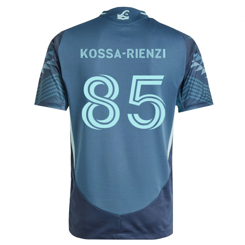 Danxen Kinder Kalani Kossa-Rienzi #85 Marineblau Grün Auswärtstrikot Trikot 2026/27 T-Shirt Österreich