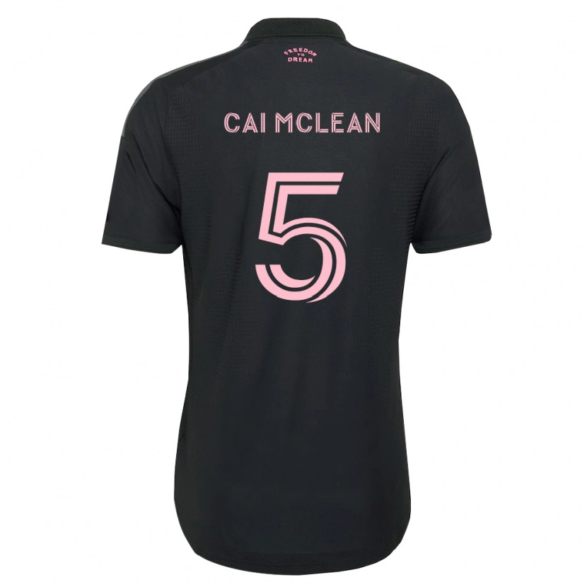 Danxen Kinder Cai Mclean #5 Pink Schwarz Weiß Auswärtstrikot Trikot 2026/27 T-Shirt Österreich