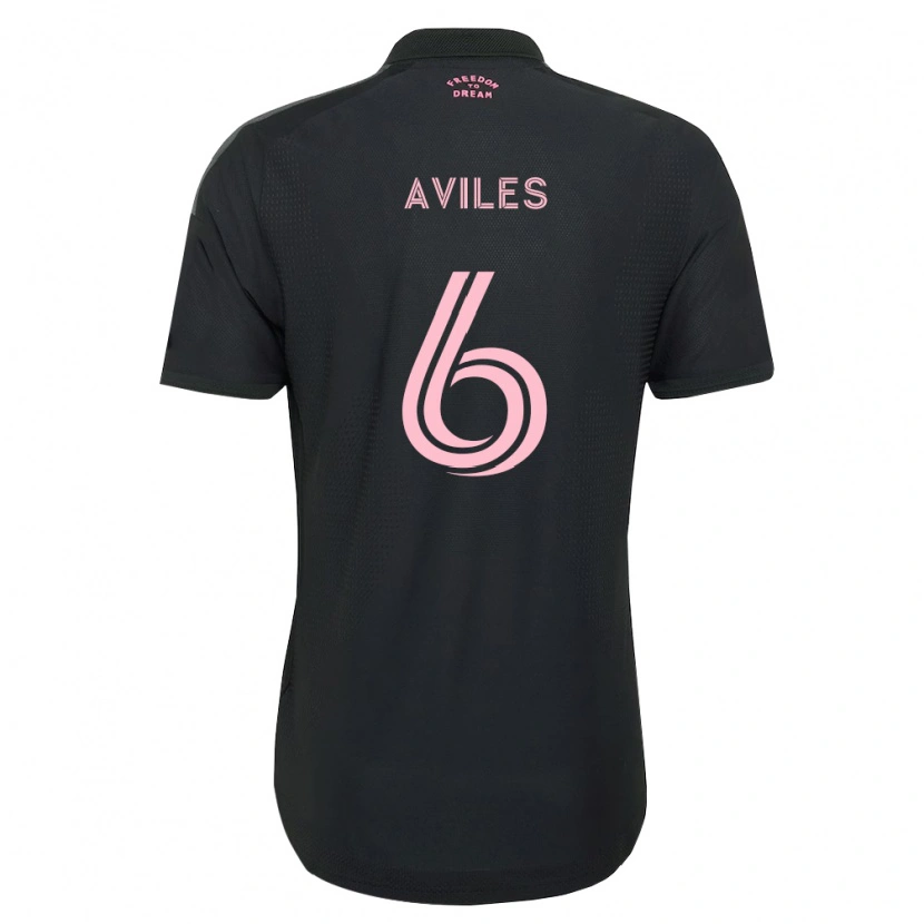 Danxen Kinder Tomás Avilés #6 Pink Schwarz Weiß Auswärtstrikot Trikot 2026/27 T-Shirt Österreich