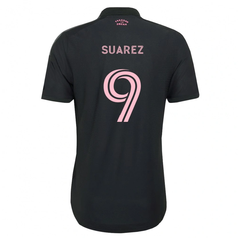 Danxen Kinder Luis Suárez #9 Pink Schwarz Weiß Auswärtstrikot Trikot 2026/27 T-Shirt Österreich