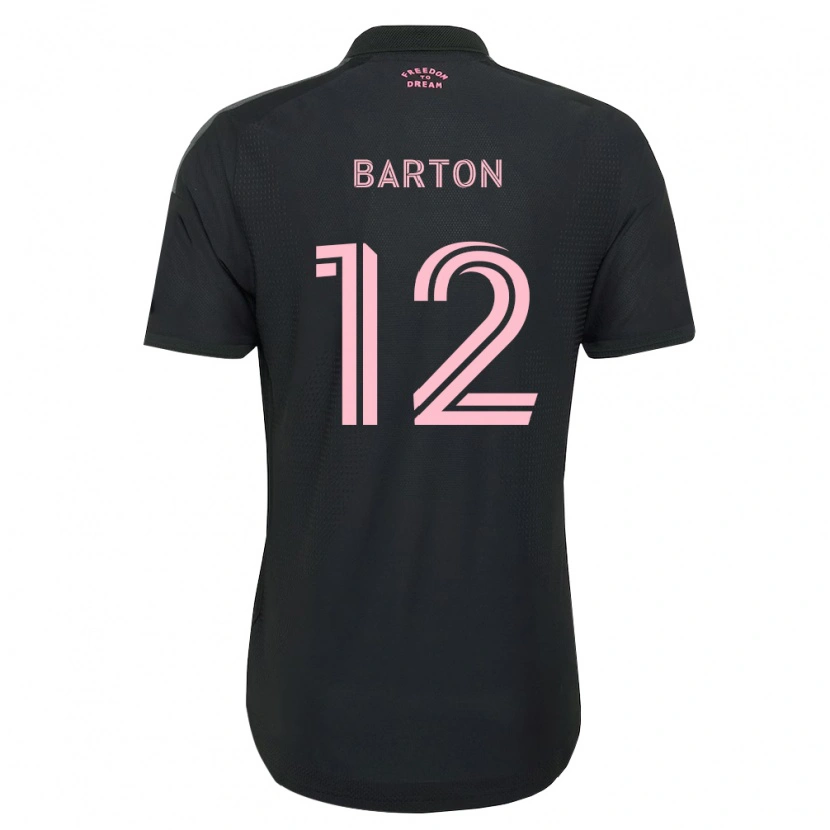 Danxen Kinder Tye Barton #12 Pink Schwarz Weiß Auswärtstrikot Trikot 2026/27 T-Shirt Österreich
