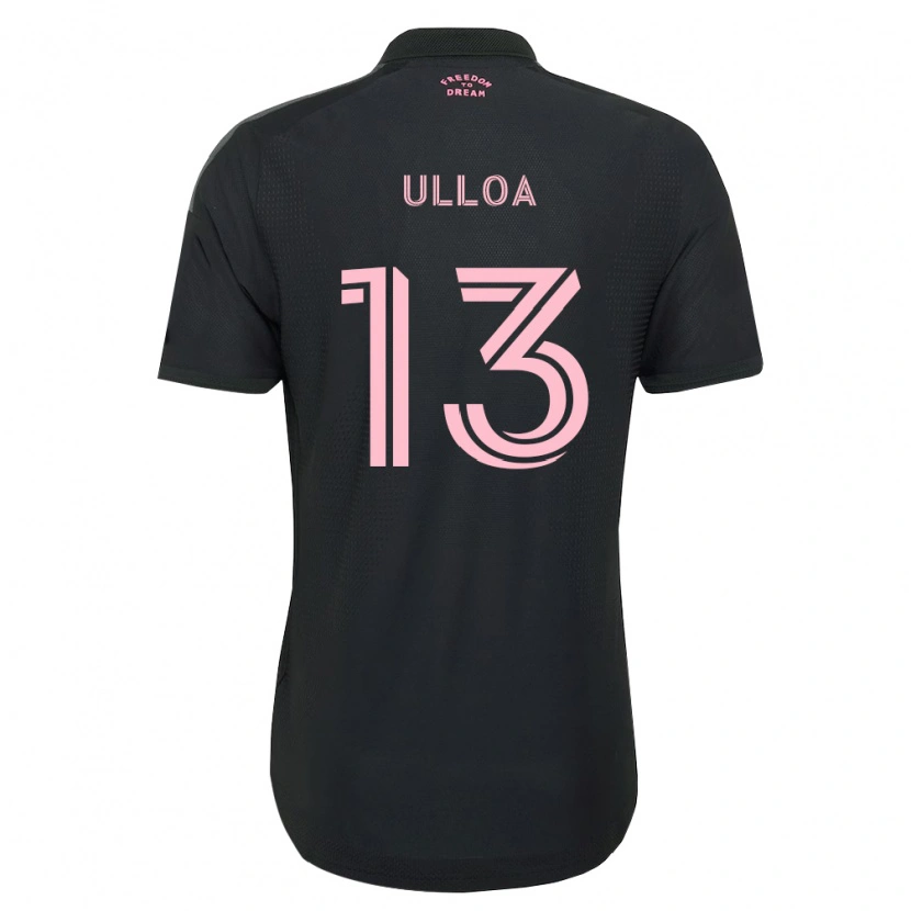 Danxen Kinder Víctor Ulloa #13 Pink Schwarz Weiß Auswärtstrikot Trikot 2026/27 T-Shirt Österreich