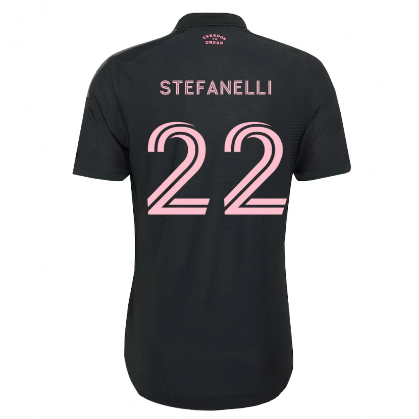 Danxen Kinder Nicolás Stefanelli #22 Pink Schwarz Weiß Auswärtstrikot Trikot 2026/27 T-Shirt Österreich