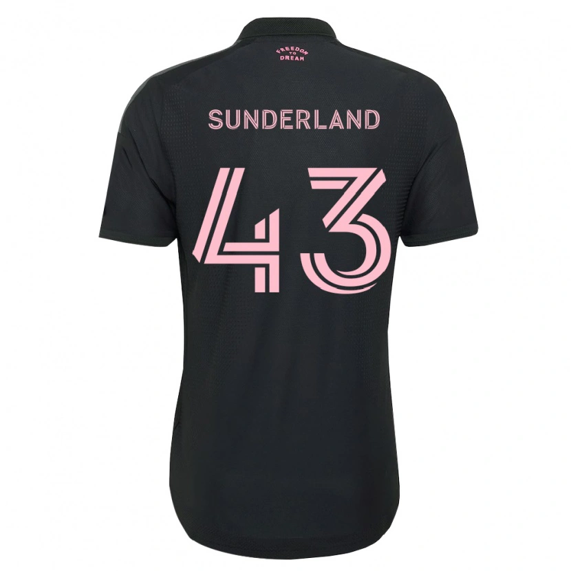 Danxen Kinder Lawson Sunderland #43 Pink Schwarz Weiß Auswärtstrikot Trikot 2026/27 T-Shirt Österreich
