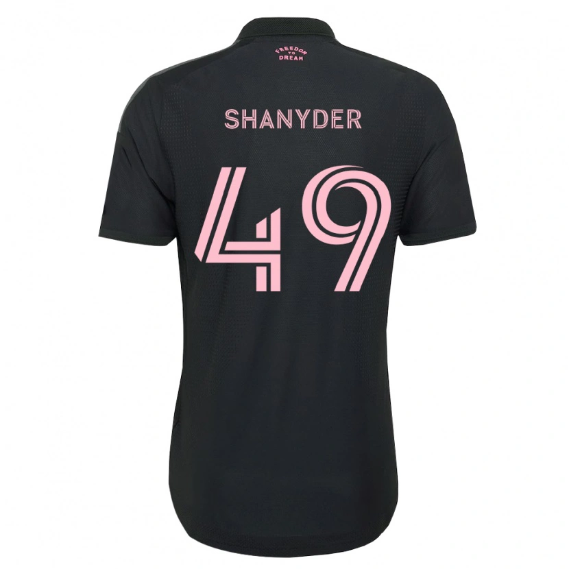 Danxen Kinder Shanyder Borgelin #49 Pink Schwarz Weiß Auswärtstrikot Trikot 2026/27 T-Shirt Österreich