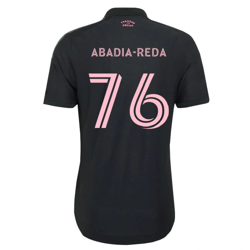 Danxen Kinder Ezequiel Abadia-Reda #76 Pink Schwarz Weiß Auswärtstrikot Trikot 2026/27 T-Shirt Österreich