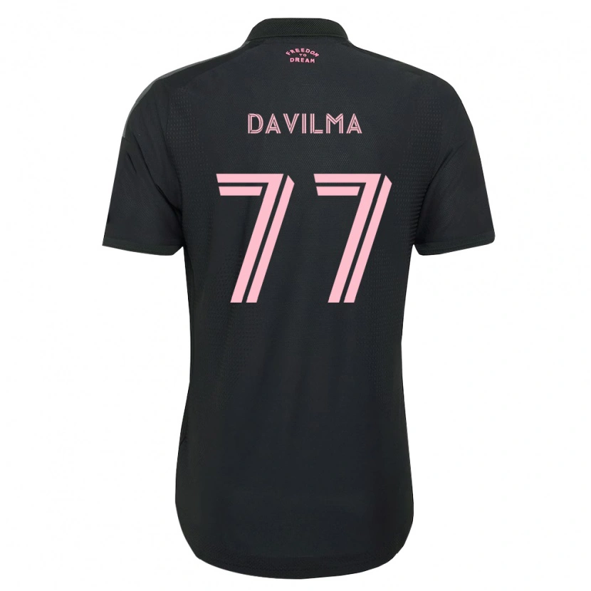 Danxen Kinder Kensly Davilma #77 Pink Schwarz Weiß Auswärtstrikot Trikot 2026/27 T-Shirt Österreich