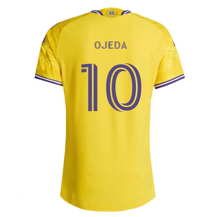 Danxen Kinder Martín Ojeda #10 Gelb Violett Auswärtstrikot Trikot 2026/27 T-Shirt Österreich