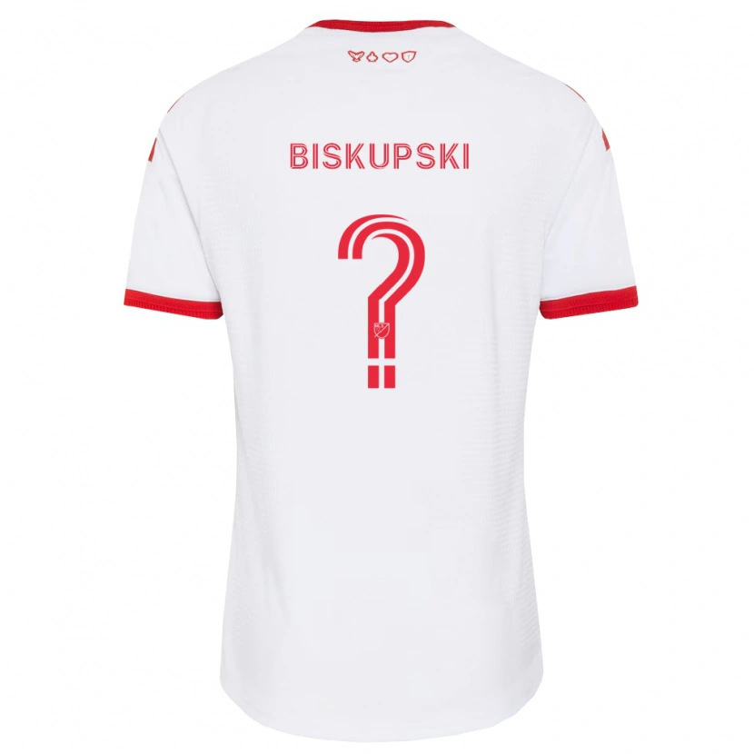 Danxen Kinder Philip Biskupski #0 Weiß Rot Schwarz Auswärtstrikot Trikot 2026/27 T-Shirt Österreich