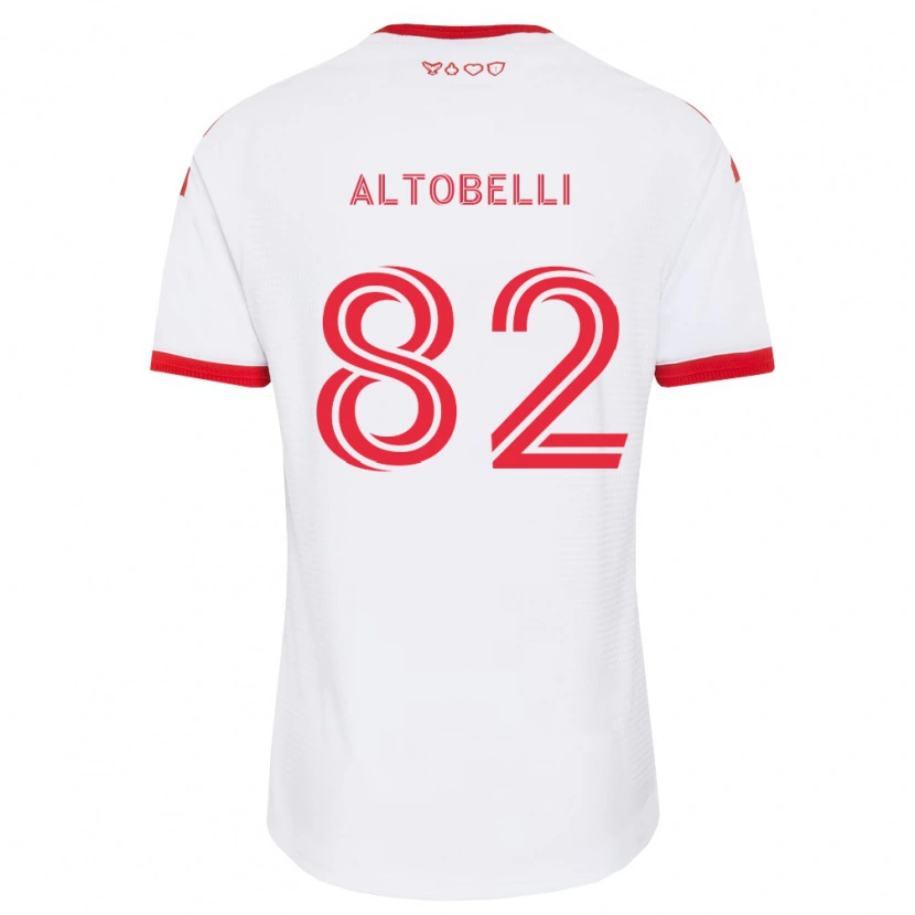 Danxen Kinder Julian Altobelli #82 Weiß Rot Schwarz Auswärtstrikot Trikot 2026/27 T-Shirt Österreich