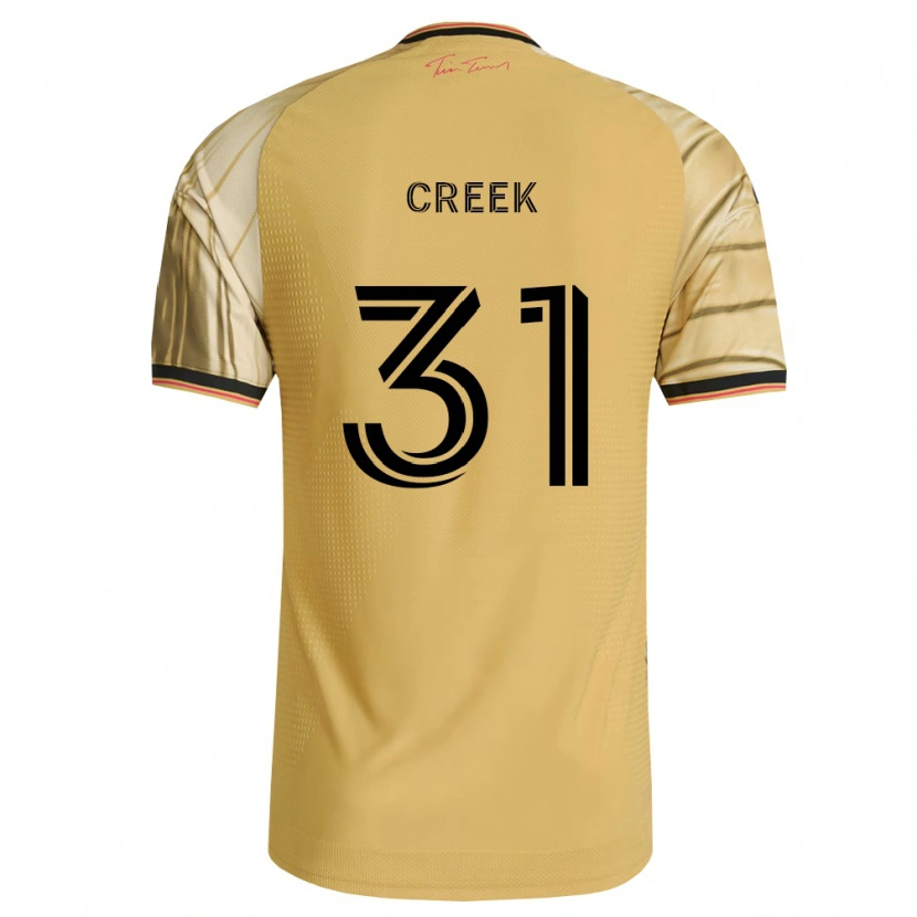 Danxen Kinder Michael Creek #31 Braun Gelb Schwarz Auswärtstrikot Trikot 2026/27 T-Shirt Österreich