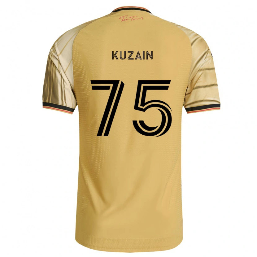 Danxen Kinder Wan Kuzain #75 Braun Gelb Schwarz Auswärtstrikot Trikot 2026/27 T-Shirt Österreich