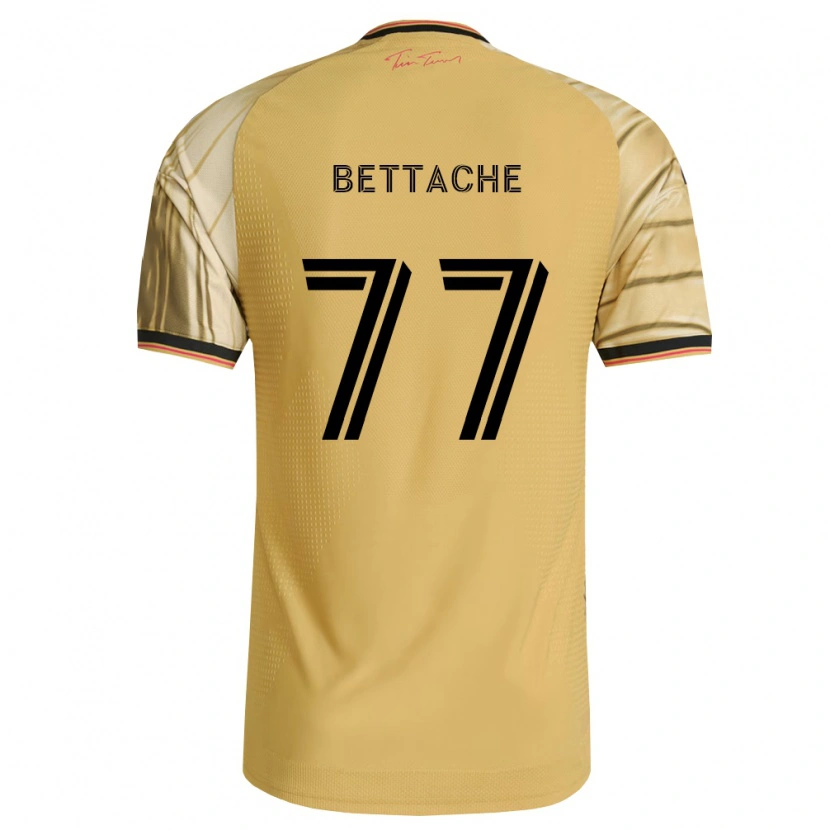 Danxen Kinder Faysal Bettache #77 Braun Gelb Schwarz Auswärtstrikot Trikot 2026/27 T-Shirt Österreich