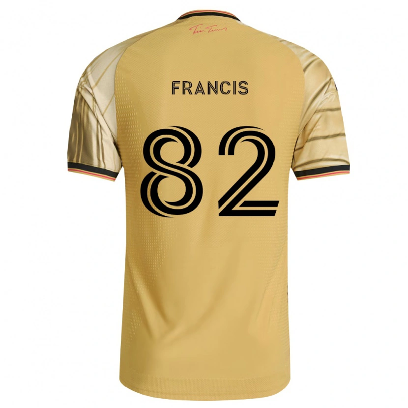 Danxen Kinder Patrick Francis #82 Braun Gelb Schwarz Auswärtstrikot Trikot 2026/27 T-Shirt Österreich