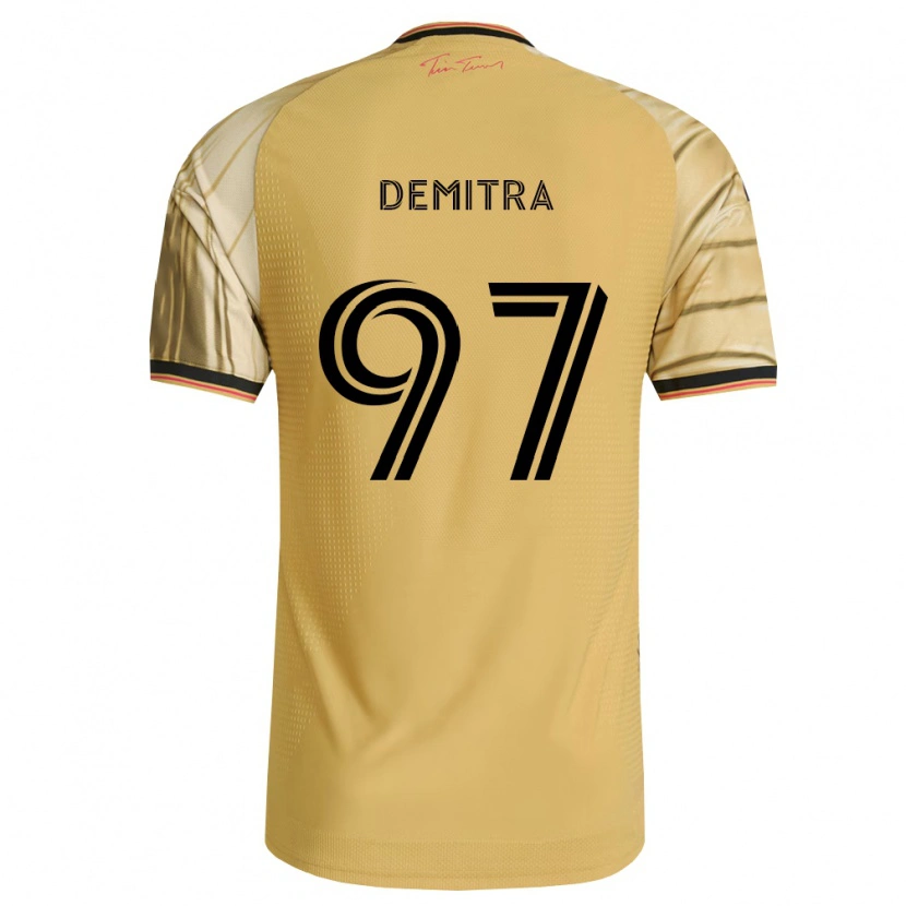 Danxen Kinder Lucas Demitra #97 Braun Gelb Schwarz Auswärtstrikot Trikot 2026/27 T-Shirt Österreich