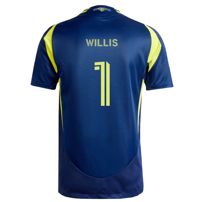 Danxen Kinder Joe Willis #1 Gelb Marineblau Auswärtstrikot Trikot 2026/27 T-Shirt Österreich