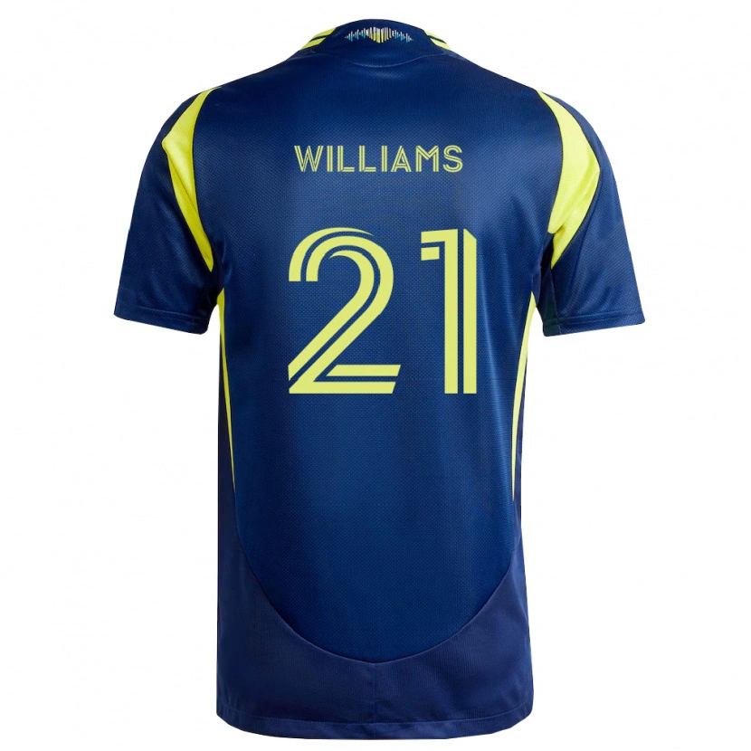 Danxen Kinder Thomas Williams #21 Gelb Marineblau Auswärtstrikot Trikot 2026/27 T-Shirt Österreich