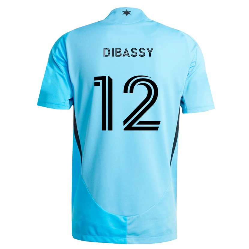 Danxen Kinder Bakaye Dibassy #12 Hellblau Schwarz Auswärtstrikot Trikot 2026/27 T-Shirt Österreich