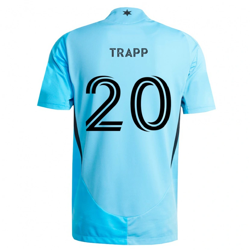 Danxen Kinder Wil Trapp #20 Hellblau Schwarz Auswärtstrikot Trikot 2026/27 T-Shirt Österreich