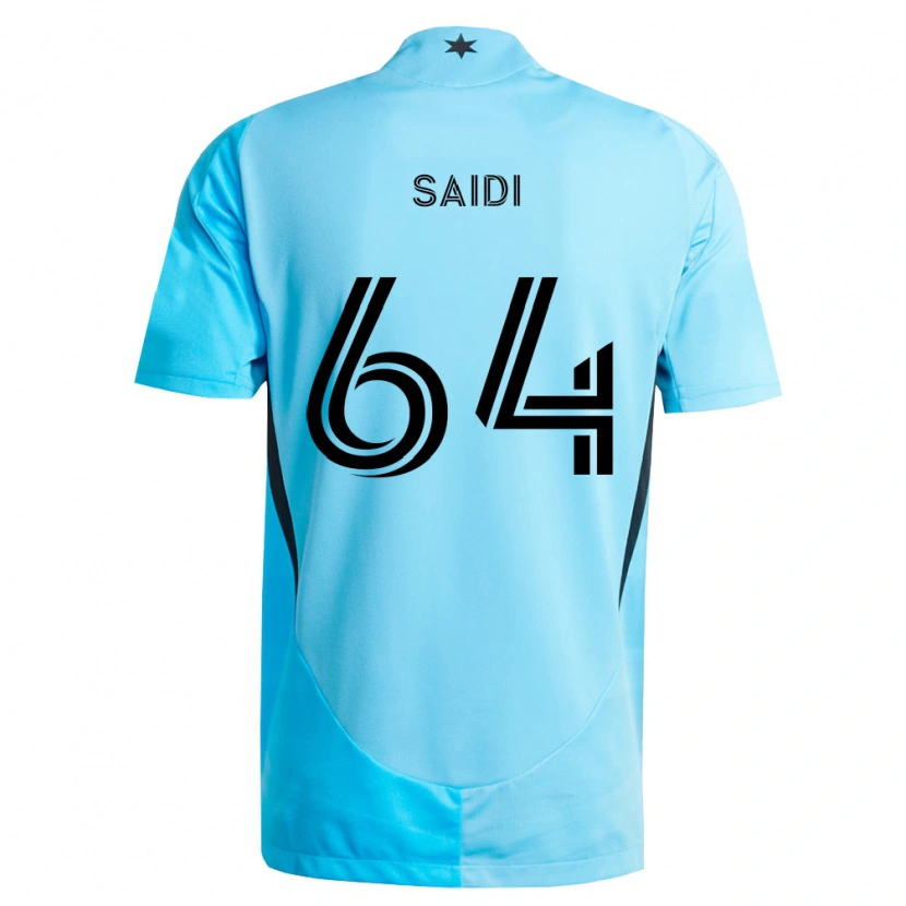 Danxen Kinder Issa Saidi #64 Hellblau Schwarz Auswärtstrikot Trikot 2026/27 T-Shirt Österreich