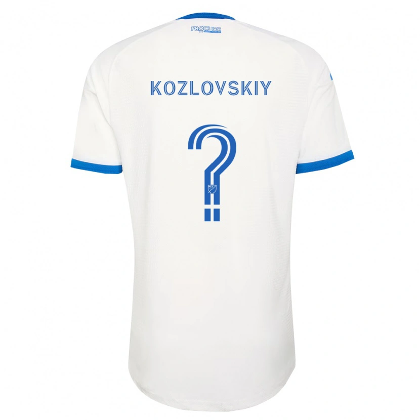Danxen Kinder Sergei Kozlovskiy #0 Himmelblau Weiß Auswärtstrikot Trikot 2026/27 T-Shirt Österreich