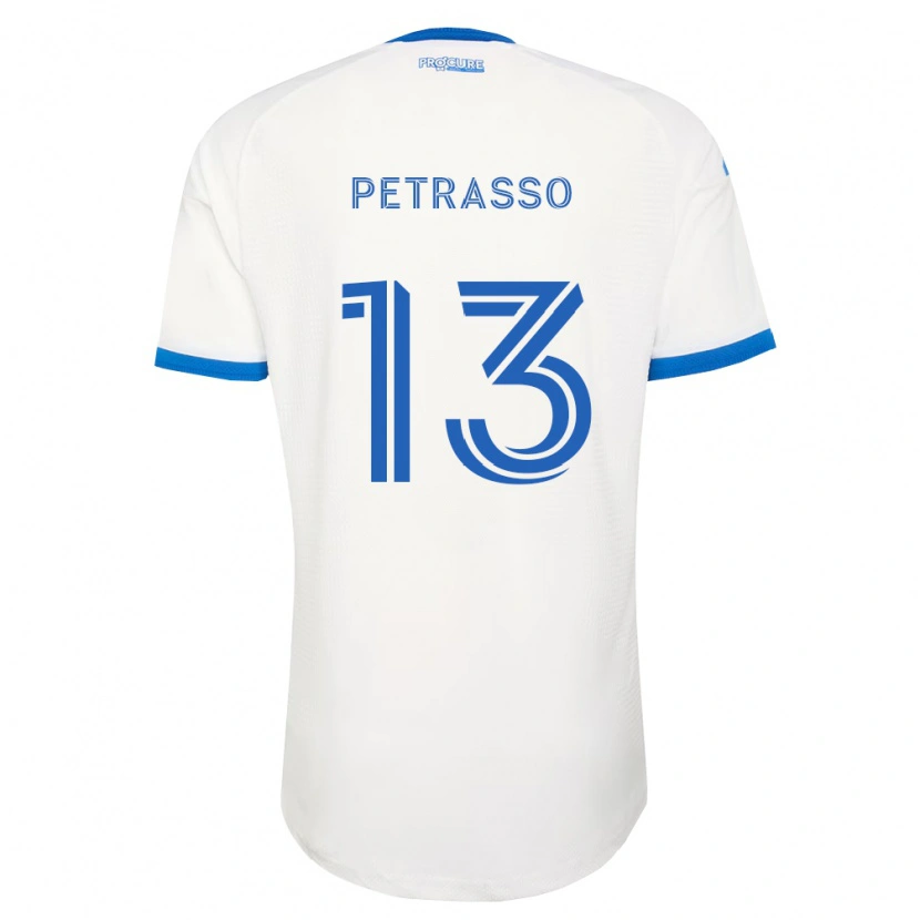 Danxen Kinder Luca Petrasso #13 Himmelblau Weiß Auswärtstrikot Trikot 2026/27 T-Shirt Österreich